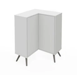 Bestar Small Space Krom Corner Storage Unit In White (17162-1117)