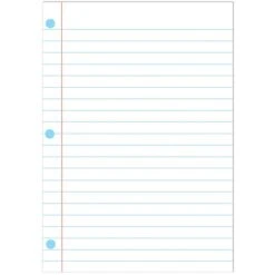 Ashley Die-Cut Magnet, Notebook Page (ASH10128)