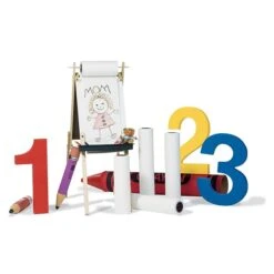 Pacon Art Street Easel Paper Roll Super Value, White, 18" X 75', 3 Rolls/Bundle