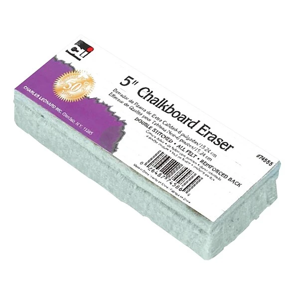 Charles Leonard Standard Chalkboard Eraser 1 Charles Leonard Standard Chalkboard Eraser