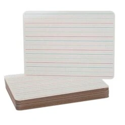 Flipside Ruled Double-Sided Dry-Erase Whiteboard, 9" X 12" (FLP10134)