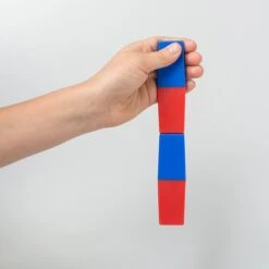 Science Magnets North/South Bar Magnets, Red/Blue, 2/Pack, 3 Pack/Bundle (DO-712)