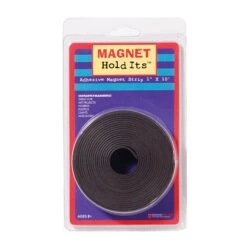 Dowling Magnets Hold Its Dry Erase Magnetic Tape With Adhesive, Black, 3 Rolls/Bundle (DO-735005)