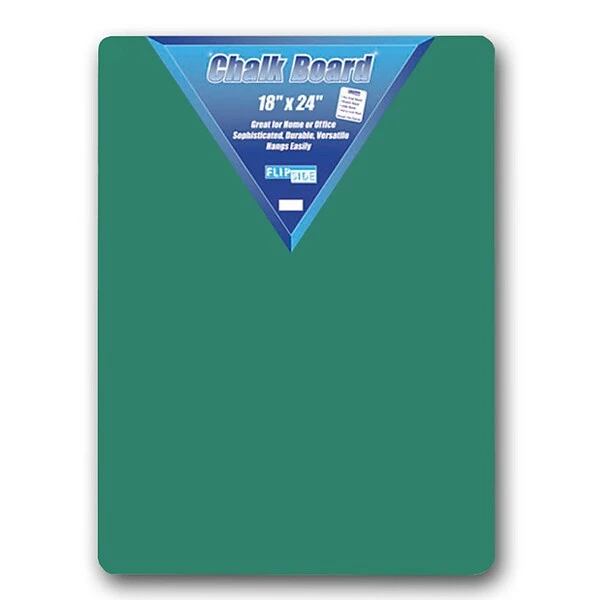 Flipside® Chalk Board, 18" X 24", Green 1 Flipside® Chalk Board, 18" X 24", Green
