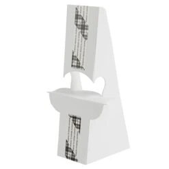Double-Wing Easel Back, 9"H