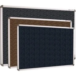 Best-Rite Blue Rubber-Tak Bulletin Boards, Euro Trim Frame, 6' X 4' -Prepa Furniture Shop s0149075 s7