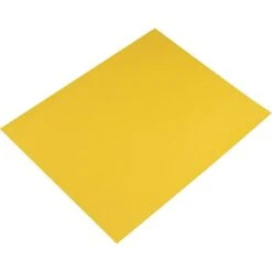 Pacon Colored 4-Ply Poster Board, 28" X 22", Lemon Yellow, 25/CT
