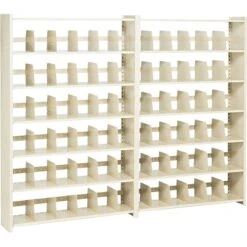 Tennsco® Snap-Together Shelving, 48x76", 6 Shelves, Closed Add-On Unit