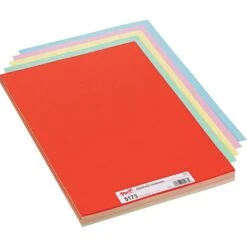 Pacon Assorted Colors Tagboard, 12"W X 18"H, 100 Sheets/Pk