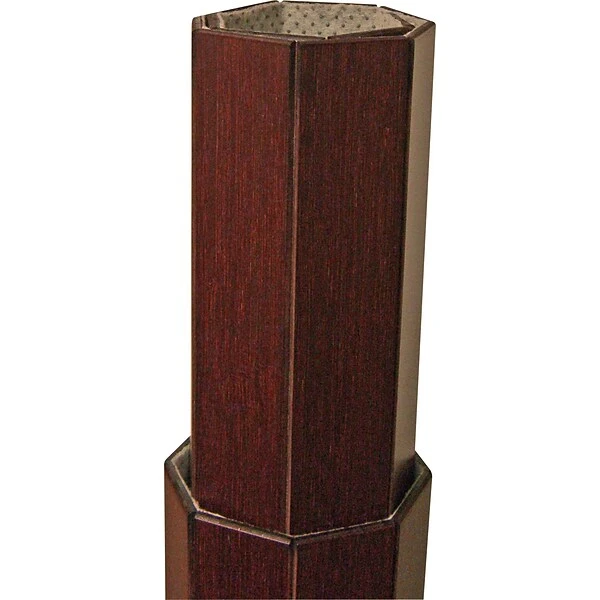 Anji Mountain Standard Bamboo Roll-Up Chairmat, Rectangular, 55"x57", Dark Cherry 4 Anji Mountain Standard Bamboo Roll-Up Chairmat, Rectangular, 55"x57", Dark Cherry - Image 4