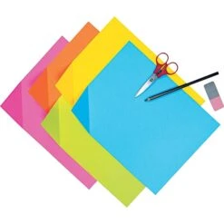 Colorwave Super Bright Tagboard, 12" X 18", 100/Pack, Assorted (PAC1712)