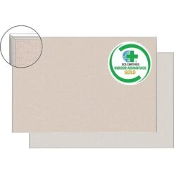 Best-Rite Ultra-Trim Pebbles Vinyl Bulletin Board, Cream, 2' X 3'