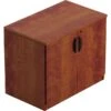 Offices To Go 29.5" Laminate Boardroom Storage Cabinet With Lock, American Dark Cherry (TDSL3622SCADC)