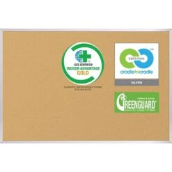 Best-Rite VT Logic Board Corkboard, 1.5' X 2'