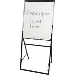 Quartet Futura Flip Chart Easel, 67", Black Metal (QT351900) -Prepa Furniture Shop s0442128 s7