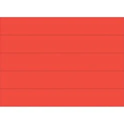 MasterVision® 7/8"(H) X 6"(L) Dry Erase Magnetic Tape Strip, Red, 25/Pack