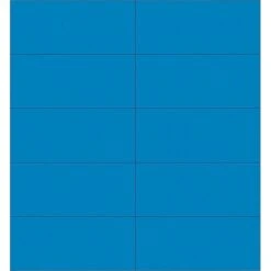 MasterVision® Dry Erase Magnetic Tape Strip, Blue, 25/Pack (FM2401)