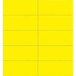 MasterVision® Dry Erase Magnetic Tape Strip, Yellow, 25/Pack (FM2403)