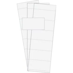 MasterVision® Data Card Replacement, White, 500/Pack