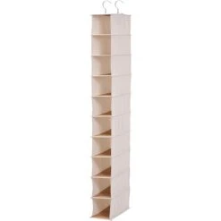 Honey Can Do 10 Shelf Hanging Organizer, Bamboo
