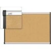 Quill Brand® Cork Bulletin Board, Aluminum Frame, 3'W X 2'H (23679-CC)