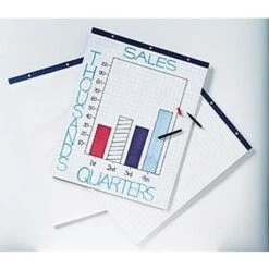 Easel Pad, 50 Sheets, 1" Grid