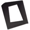 Pacon® Pre-Cut Mat Frames, Black, 9x12”, 12/Pack