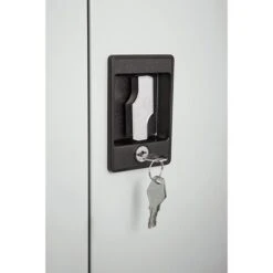 Safco 27"H Steel Storage Cabinet, Gray -Prepa Furniture Shop s0756750 s7 1