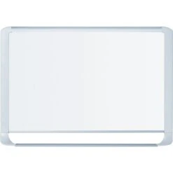 Mastervision Gold Ultra Steel Dry-Erase Whiteboard, Aluminum Frame, 3' X 2' (MVI030205)