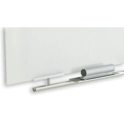 Iceberg Clarity Glass Dry-Erase Board, Aluminum Brackets, Frameless, 48"W X 36"H (ICE31140) -Prepa Furniture Shop s0831121 s7 1