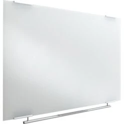 Iceberg Clarity Glass Dry-Erase Board, Aluminum Brackets, Frameless, 48"W X 36"H (ICE31140) -Prepa Furniture Shop s0831123 s7 1