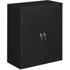 HON® Brigade® Steel Storage Cabinet, Assembled, 42Hx36Wx18D", Black