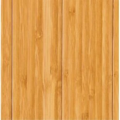 Anji Mountain Roll-Up Bamboo Chair Mat, Rectangular, 60" X 48", Natural