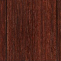Anji Mountain Deluxe Roll-Up Bamboo Chair Mat, Standard Lip, 44" X 52", Dark Cherry