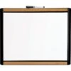 U Brands PINIT Magnetic Dry Erase Whiteboard, 20" X 16", Black Frame (426U00-01)