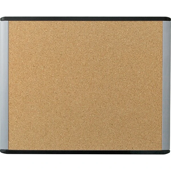 U Brands MOD Cork Bulletin Board, Black And Gray Frame, 20" X 16" (390U00-01) 1 U Brands MOD Cork Bulletin Board, Black And Gray Frame, 20" X 16" (390U00-01)