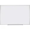 U Brands Basics Magnetic Dry Erase Whiteboard, 35" X 23", Silver Aluminum Frame