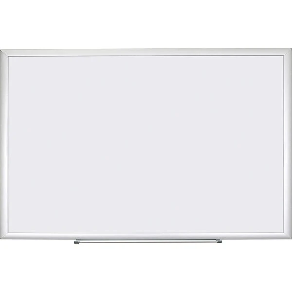 U Brands Basics Magnetic Dry Erase Whiteboard, 35" X 23", Silver Aluminum Frame 1 U Brands Basics Magnetic Dry Erase Whiteboard, 35" X 23", Silver Aluminum Frame