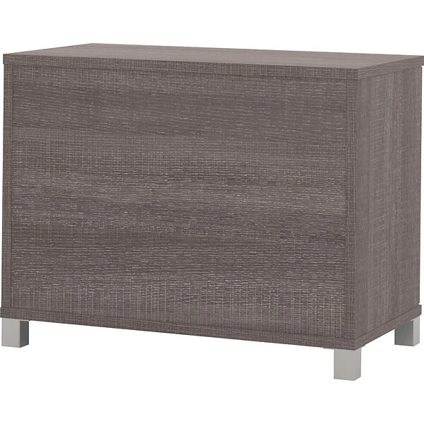 Bestar® Pro-Linea 28" Laminate 2-Door Storage Unit, Bark Grey (120879-47) 1 Bestar® Pro-Linea 28" Laminate 2-Door Storage Unit, Bark Grey (120879-47)