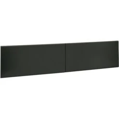 HON® 38000 Series™ Flipper Doors For 60"W Stack-On Storage, Charcoal, 15.0"H X 30.0"W