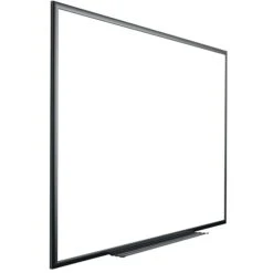 U Brands Magnetic Dry Erase Whiteboard, Black Aluminum Frame, 47" X 35" (074U00-01)