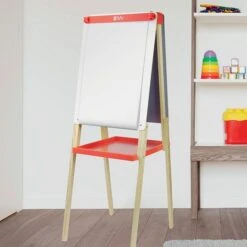 U Play Adjustable Childrens Art Easel, Double Sided, Chalk And Dry Erase Surface -Prepa Furniture Shop s1056801 s7