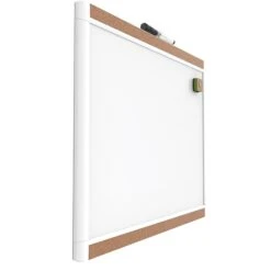 U Brands PINIT Magnetic Dry Erase Whiteboard, 20" X 16", White Frame