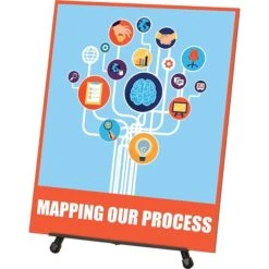 Tabletop Display Easel With Integrated Support Wings, 14", Black -Prepa Furniture Shop s1083796 s7