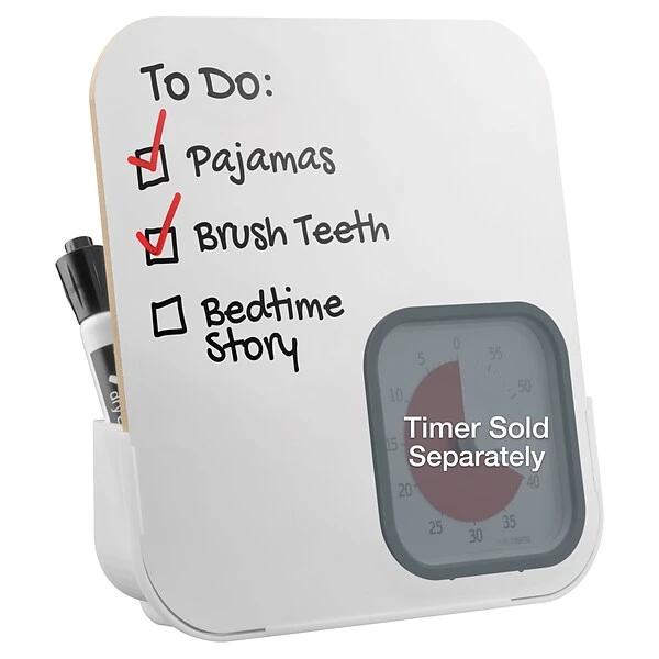 Time Timer Dry-Erase Whiteboard, 8" X 8" (TTMWB6) 1 Time Timer Dry-Erase Whiteboard, 8" X 8" (TTMWB6)