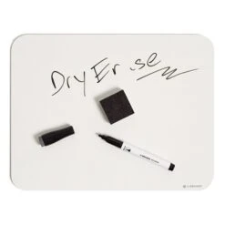 U Brands Dry-Erase Whiteboard, 12" X 9", 6/Pk (3135U00-01)
