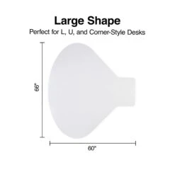 Quill Brand® PlushMat Chair Mat, 66" X 60", Clear (20237-CC) -Prepa Furniture Shop s1225948 s7