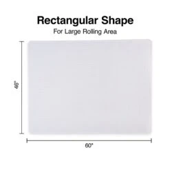 Quill Brand® Extra Carpet Chair Mat, 46" X 60'', Crystal Clear (20361-CC) -Prepa Furniture Shop s1225961 s7