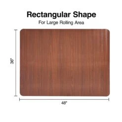 Quill Brand® Cherry Laminate Chairmat, For Hard Floors, No Lip, Rectangular, 36" X 48" 7 Quill Brand® Cherry Laminate Chairmat, For Hard Floors, No Lip, Rectangular, 36" X 48" -Prepa Furniture Shop s1226006 s7