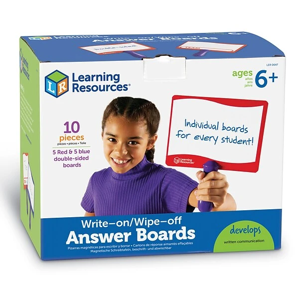 Learning Resources Dry-Erase Boards, Answer Boards (LER0647) 5 Learning Resources Dry-Erase Boards, Answer Boards (LER0647) - Image 5